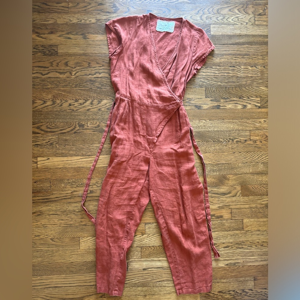 NotPerfectLinen wrap jumpsuit